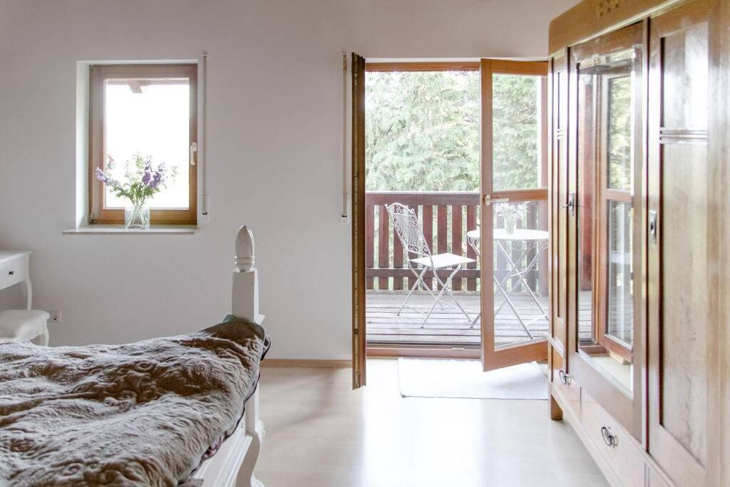4-Zimmer-Ferienwohnung Waldbluemle Добель Екстер'єр фото