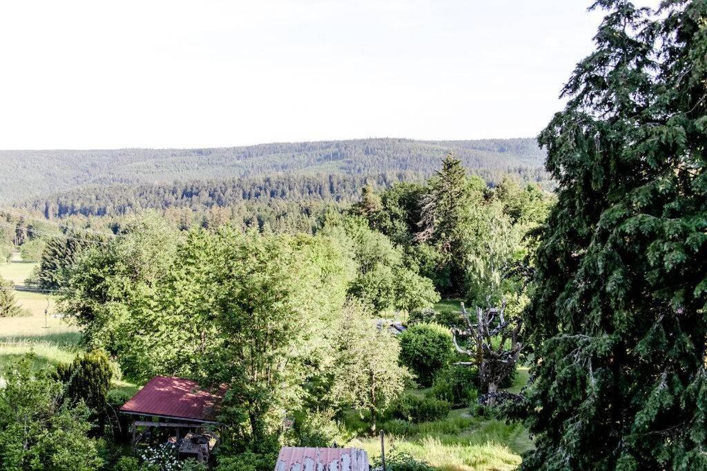 4-Zimmer-Ferienwohnung Waldbluemle Добель Екстер'єр фото